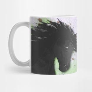 Horse Lovers Black Horse Mug